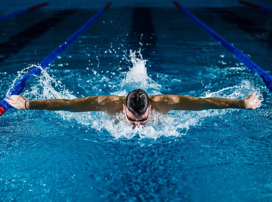 Atleta em treino — exames de performance esportiva